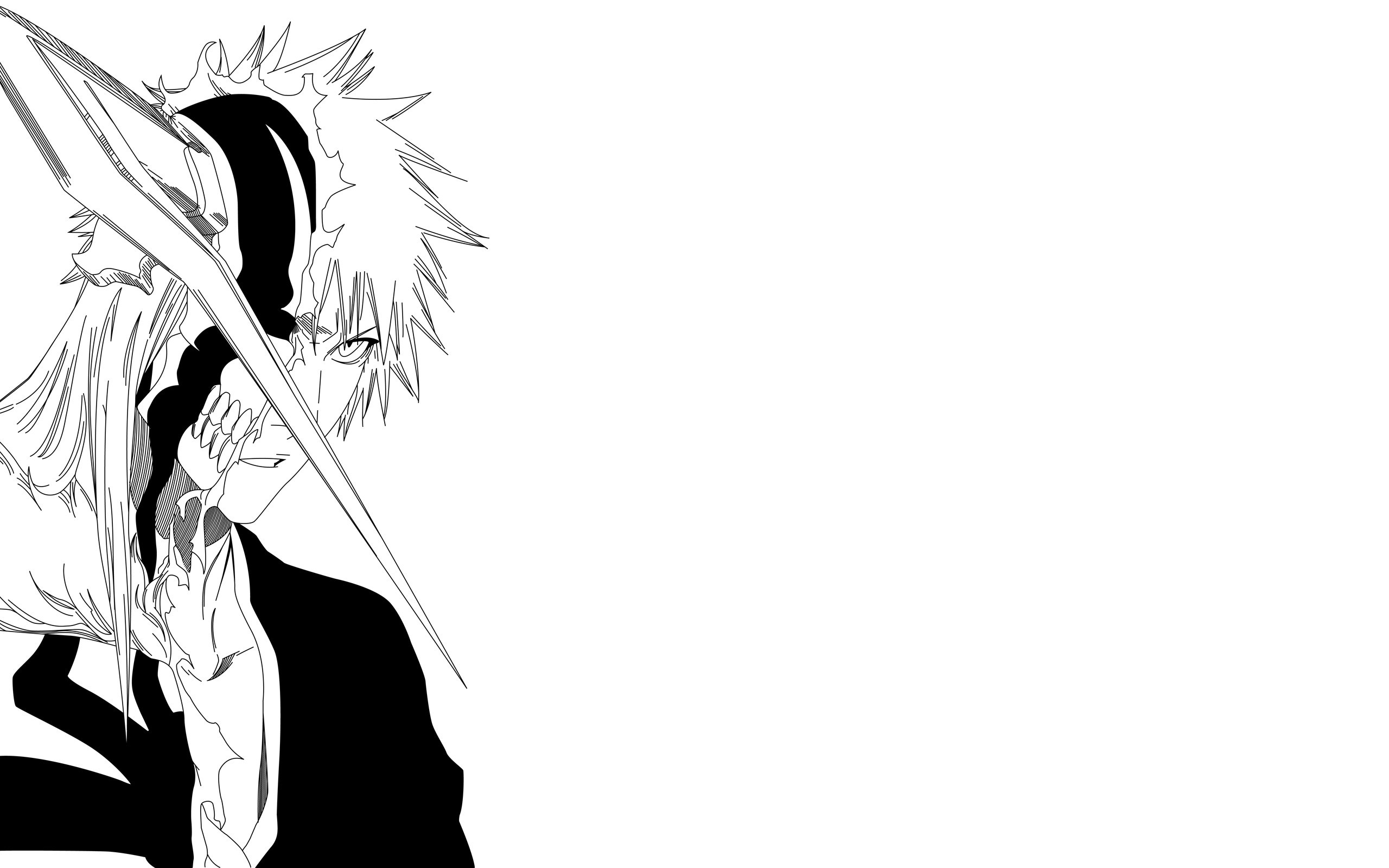 2560x1600 Wallpaper Drawing, Illustration, Anime, Minimalism, Line Art