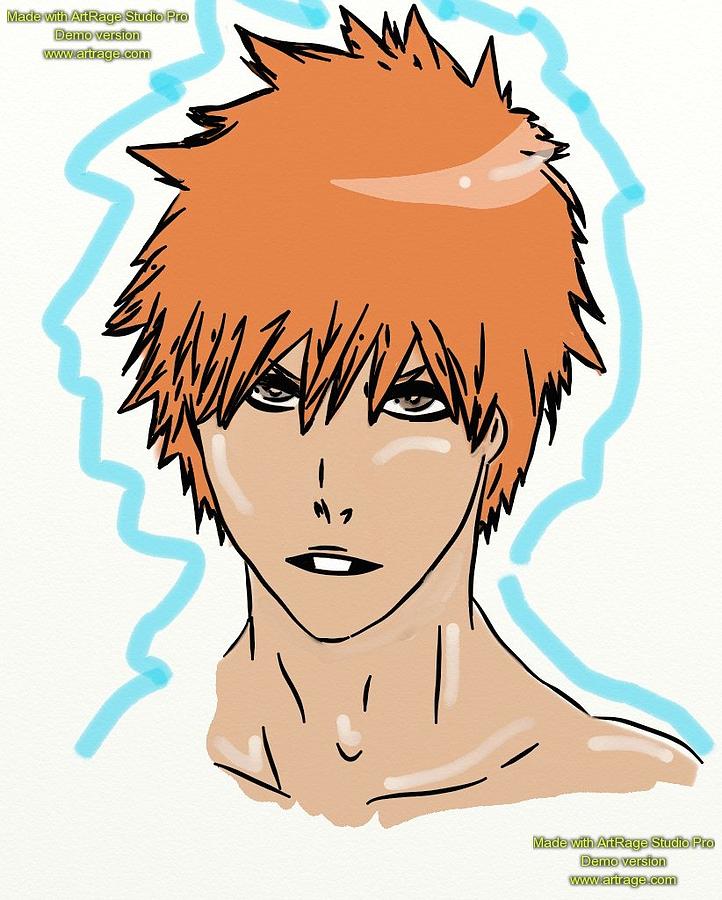 722x900 Bleach Ichigo Practice Drawing