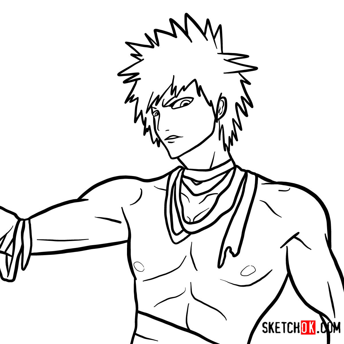 1200x1200 Bleach Ichigo Drawing Easy Bankai Style Bottle Tutorial Of Clorox