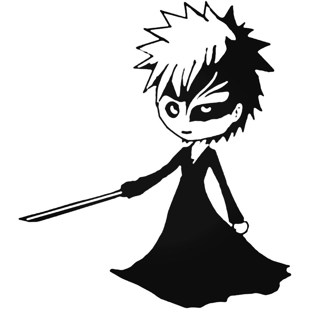 1000x1000 Bleach Ichigo Kurosaki Decal Sticker