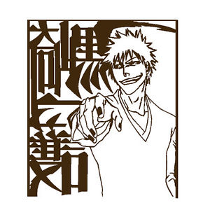 300x300 Bleach White Kurosaki Ichigo Sticker Decal For Macbook Laptop Car