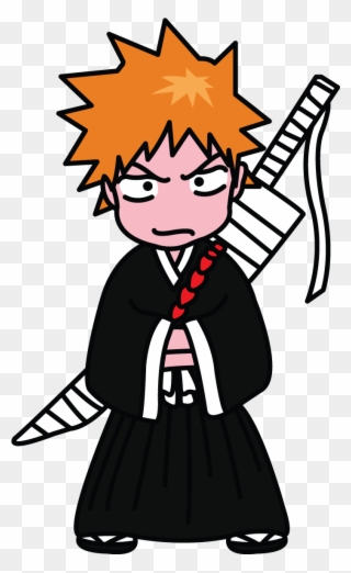 320x522 How To Draw Ichigo Kurosaki Of Bleach, Manga, Easy