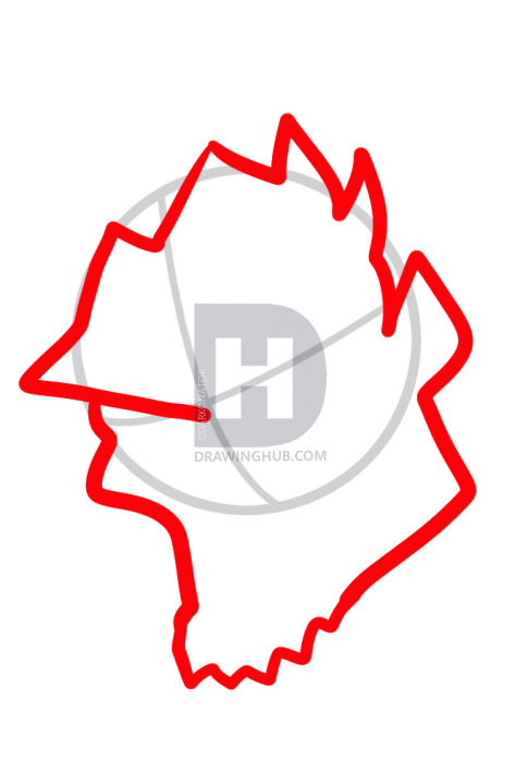 485x720 How To Draw Violent J, Insane Clown Posse, Step