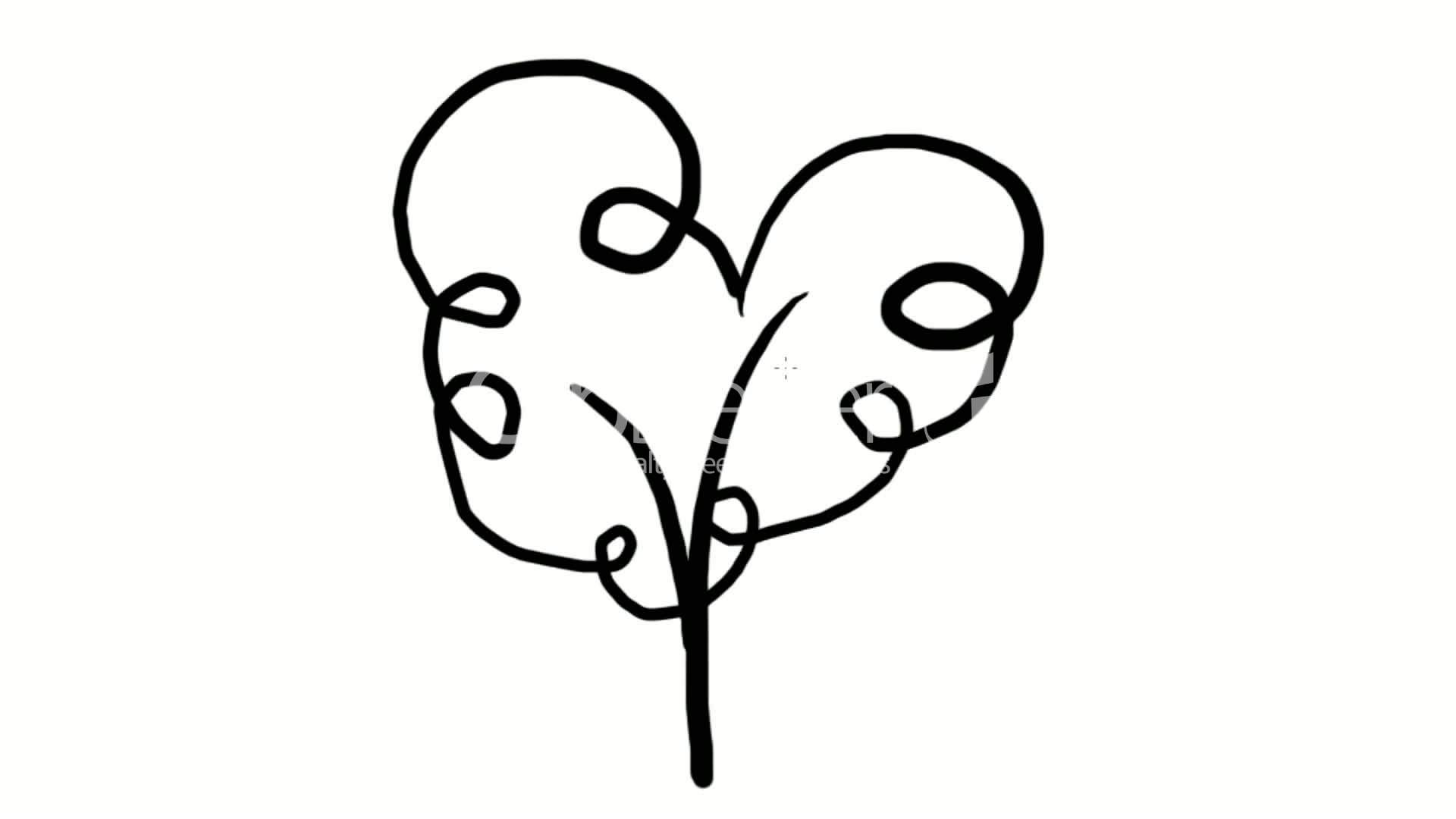 1920x1080 Drawing Of Tree,hand Painting Video Material,sketch Children