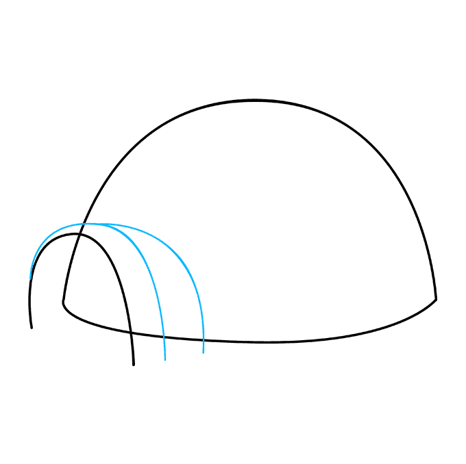 680x678 How To Draw An Igloo