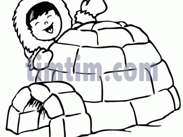 640x480 Igloo Clipart Drawing