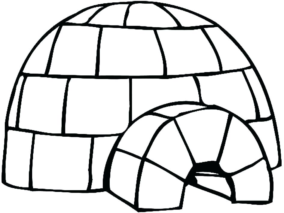Igloo Drawing Free download on ClipArtMag