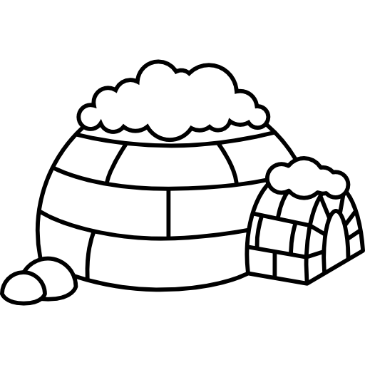 512x512 Collection Of Free Igloo Drawing Animated Download On Ui Ex