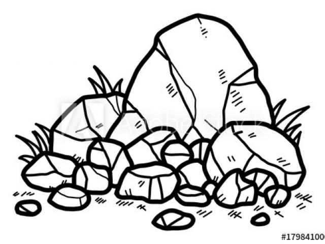 640x480 Free Drawn Rock, Download Free Clip Art