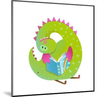 400x400 Baby Dragon Reading Book Study Cute Cartoon Monster For Children