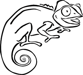 276x250 Collection Of Free Iguana Drawing Chameleon Download On Ui Ex