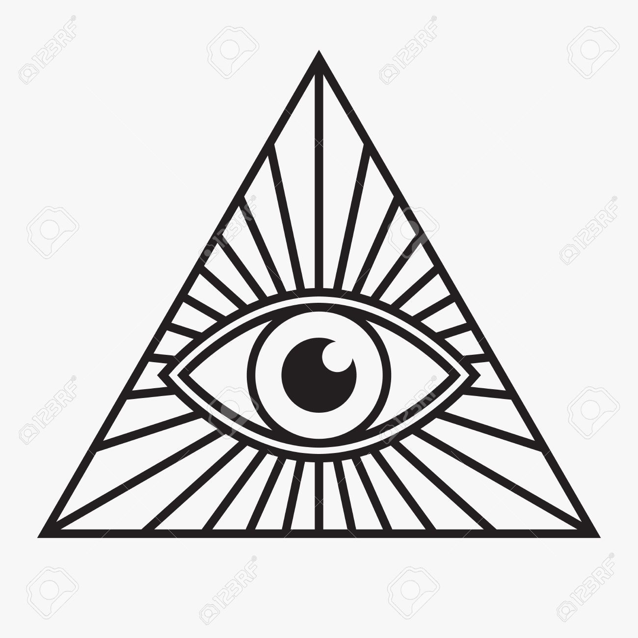 1300x1300 Symbol Drawing Illuminati For Free Download