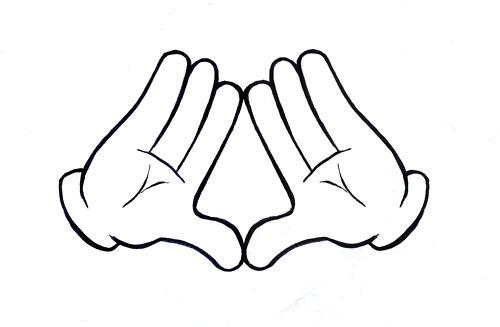 500x327 Mickey Mouse Hands Or Gloves Templates Mickey Mouse