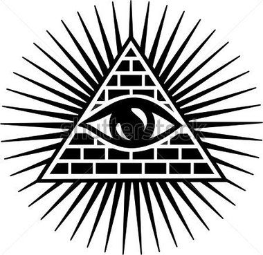 380x369 Drawn Illuminati Vector Logo