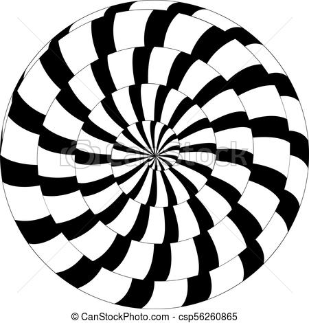 450x470 Psychedelic Pattern, Snail, Black And White Spiral, Optical Illusion