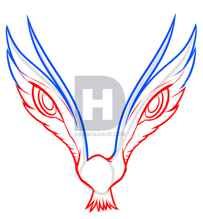 669x720 Eye Illusion Drawing, Step