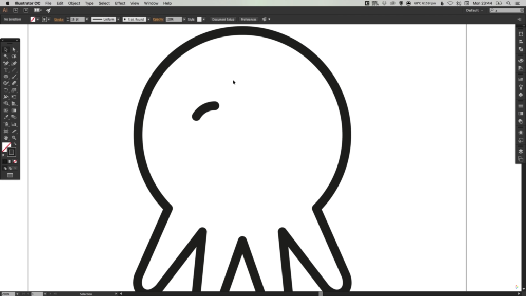 1024x576 Drawing A Vector Octopus Icon In Illustrator