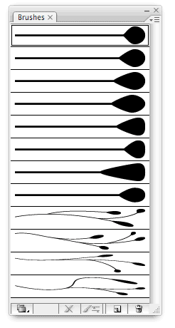 246x460 Free Illustrator Brushes Teardrop Foliage Animation Art