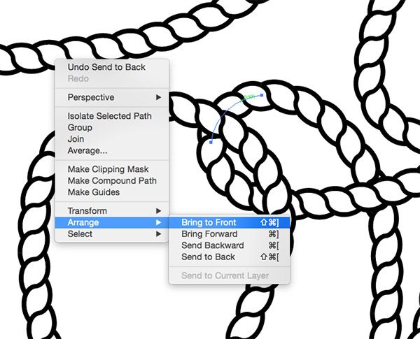 600x485 How To Create Ropes Knots With Illustrator Brushes Design