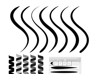 325x260 Free Illustrator Brush Sets Bashooka