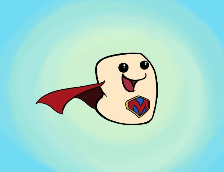 736x564 marshmallow drawing before i started shading and highlighting