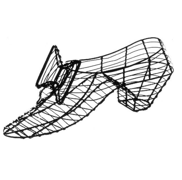 628x619 topiary frame shoe unique unusual garden feature gift foliage