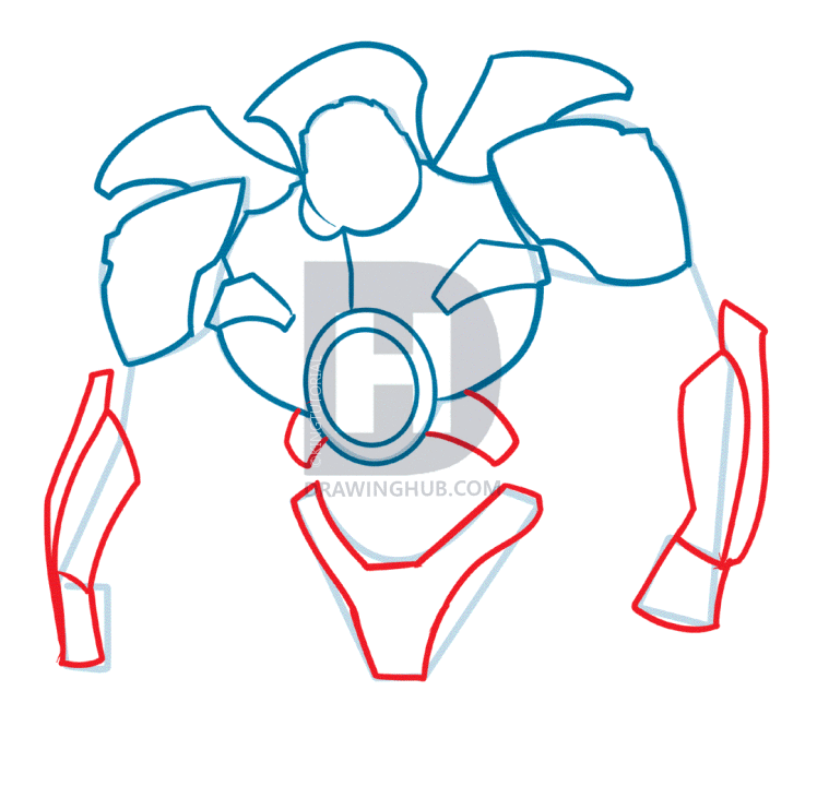 748x720 How To Draw Gypsy Danger, Pacific Rim, Step