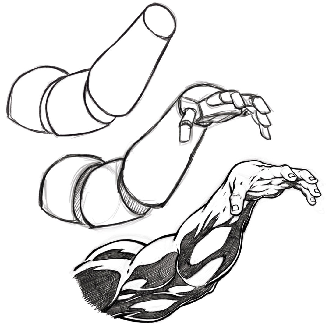 1080x1080 How To Draw Foreshortening For Character Poses