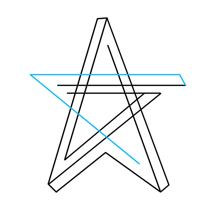 680x678 How To Draw An Impossible Star