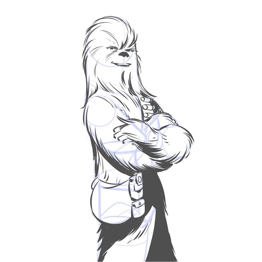 900x900 elsa charretier teaches us how to draw chewbacca