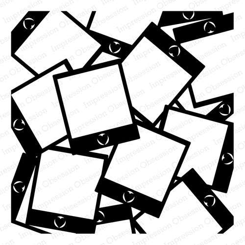500x500 impression obsession cling stamp heart photo frame cover a card