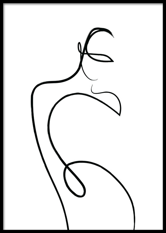 536x750 line impression poster