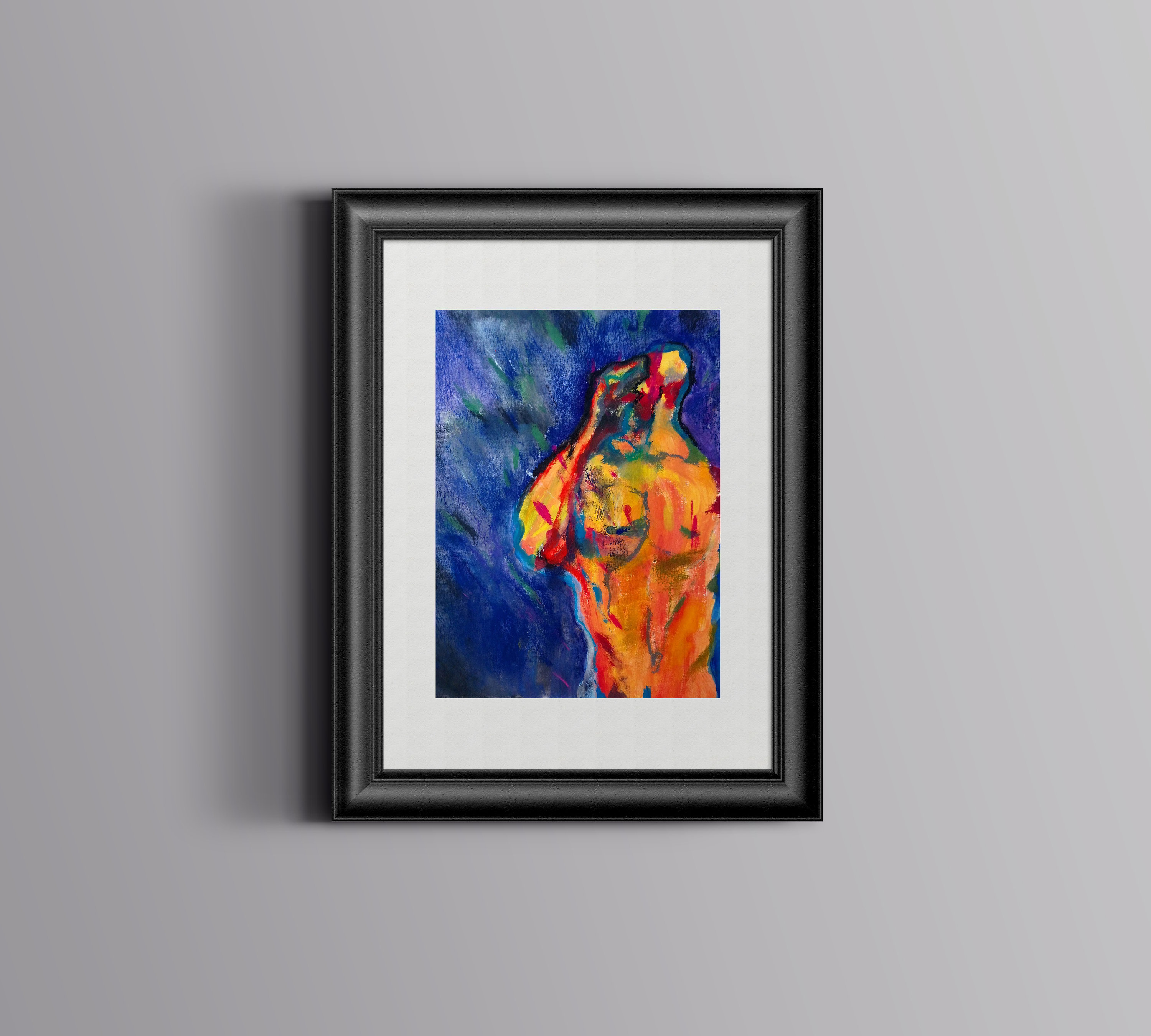 3000x2700 male figure impression etsy