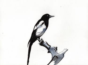 375x280 Original Impressionism Animal Watercolor Paintings For Sale