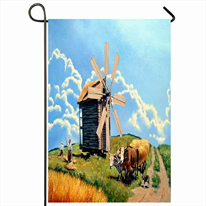 425x425 ahawoso outdoor garden flags inch blue