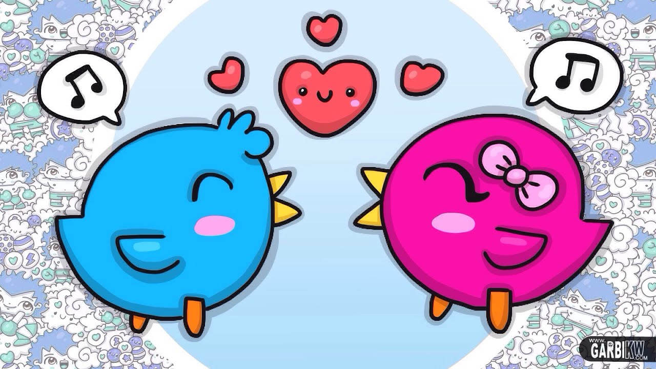 1280x720 How To Draw Birds In Love