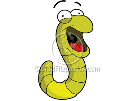 432x324 Worm Cartoon Drawing