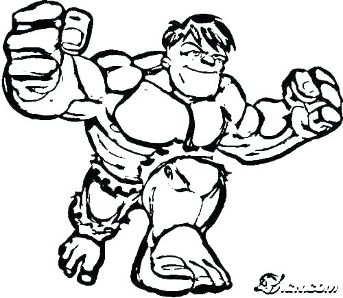 500x434 Coloring Pages Of Hulk