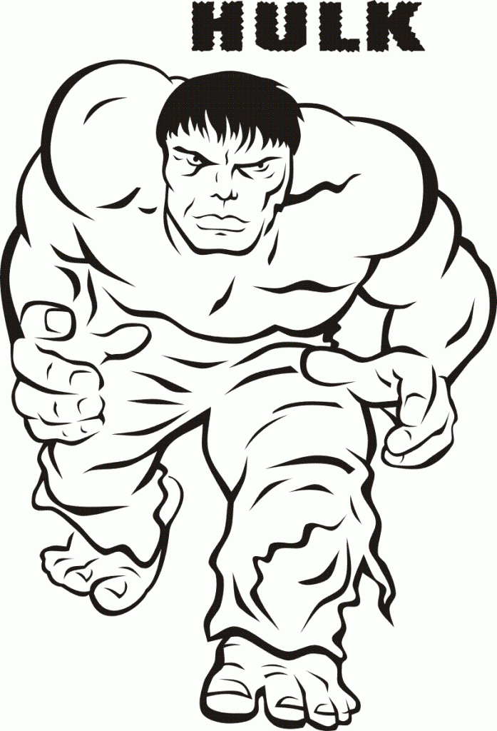 Incredible Hulk Face Drawing