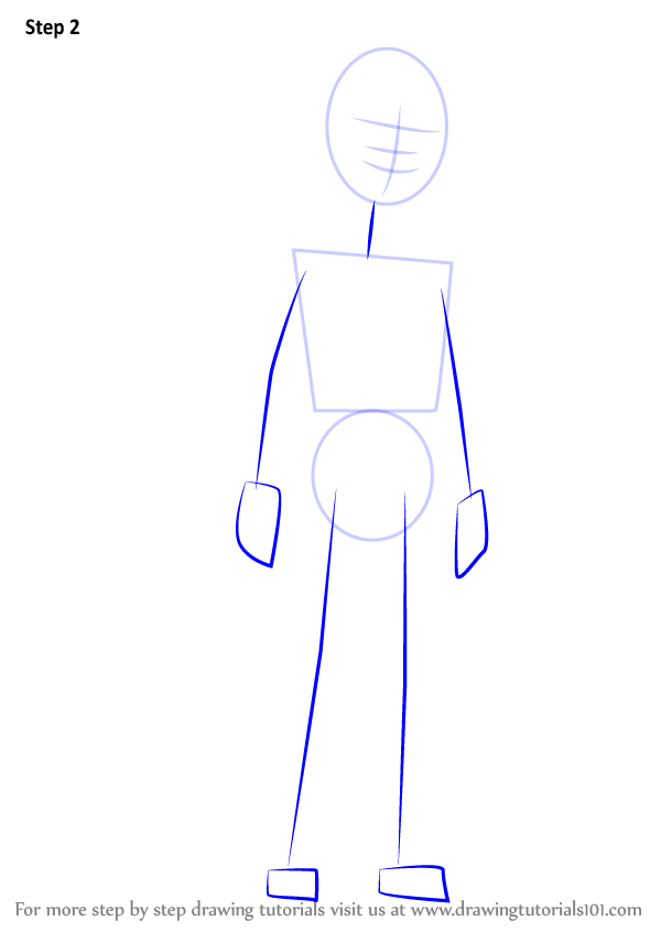 600x846 Learn How To Draw Tony Rydinger From The Incredibles