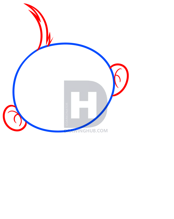 572x720 Draw Jack Jack From Incredibles, Step