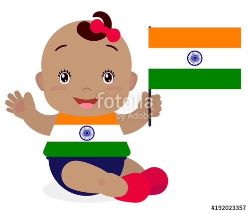 500x429 Independence Day Clipart Baby