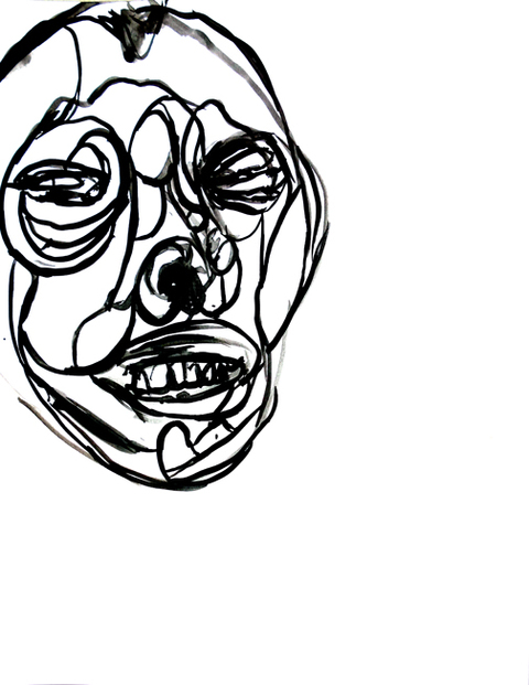 480x621 Janice Sloane Head Face Drawings