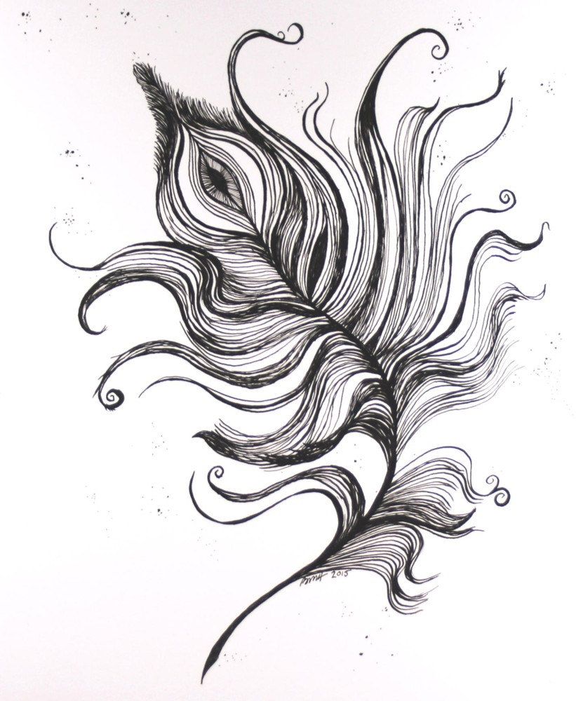 821x1000 india ink feather drawing, india ink, art