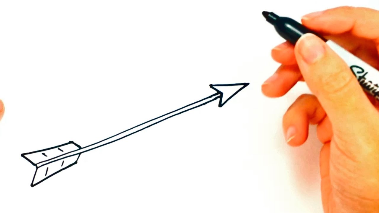 1280x720 How To Draw An Arrow Arrow Easy Draw Tutorial