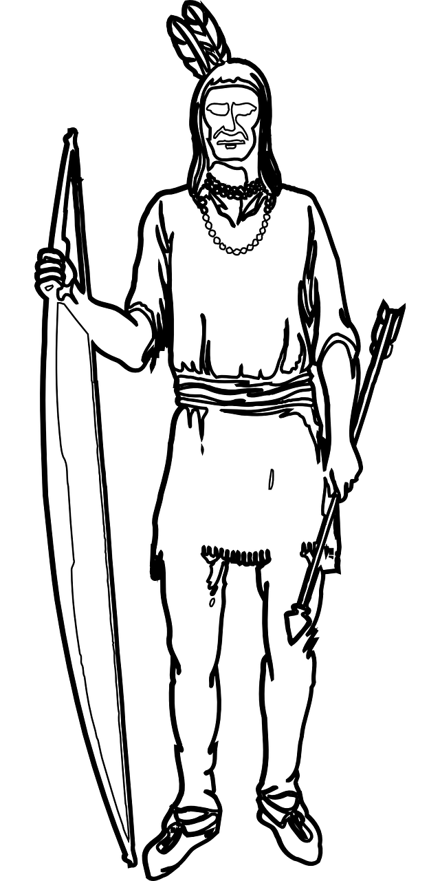 640x1280 Indian, Bow, Arrow, Native American, Tribe