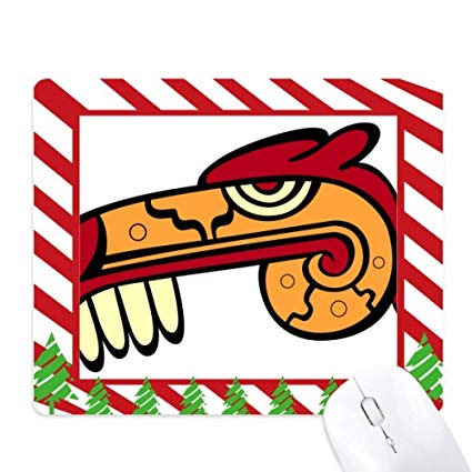 425x425 Indian Abstract Art Drawing Animal Head Mouse Pad