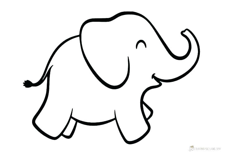 728x495 Elephant Coloring