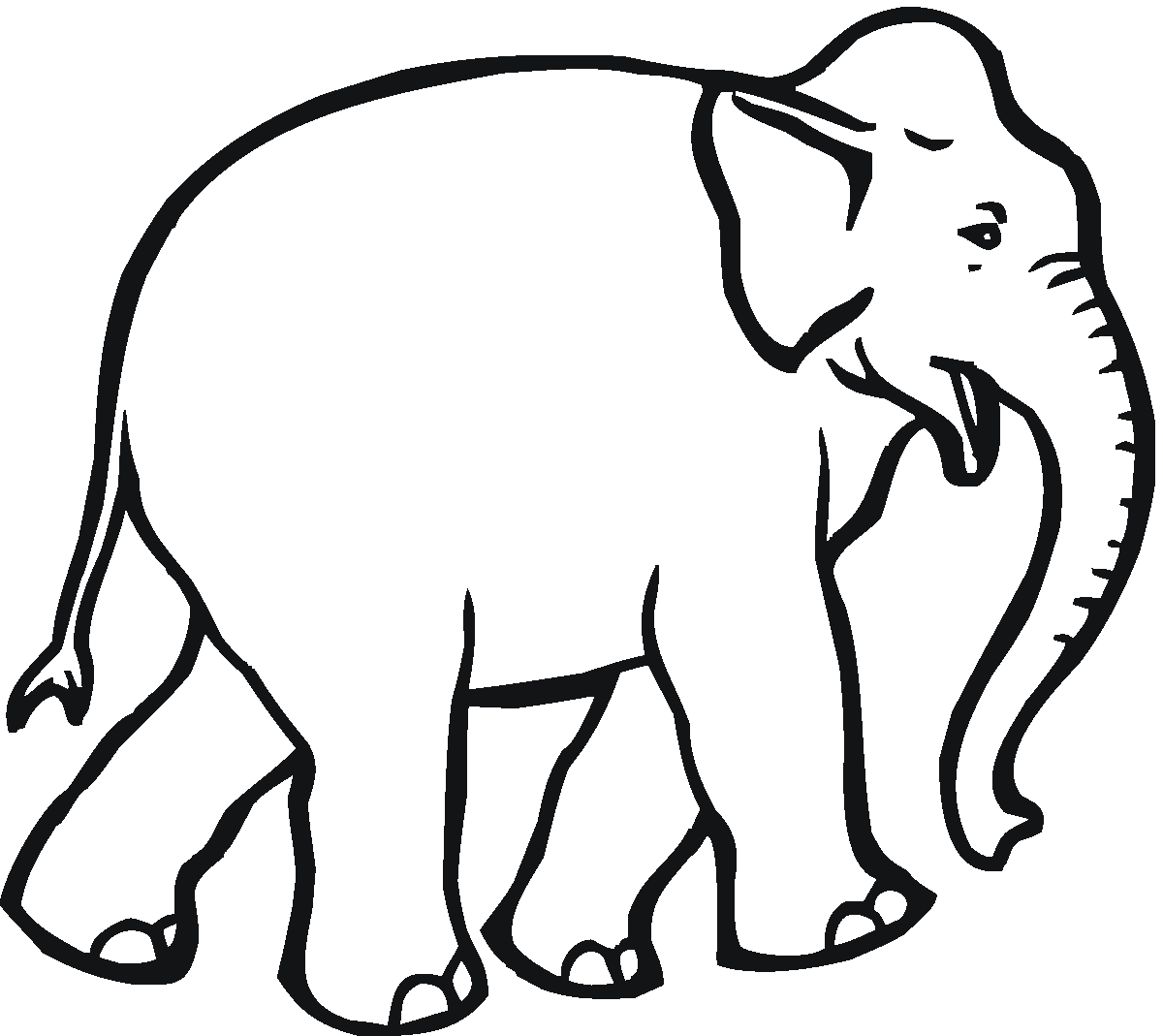 1200x1069 Free Elephant Coloring Pages