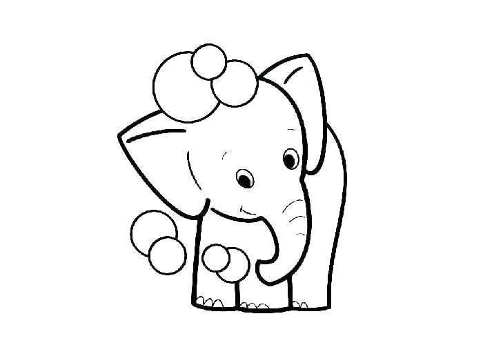700x500 Elephant Drawing Outline Library Free Images Face